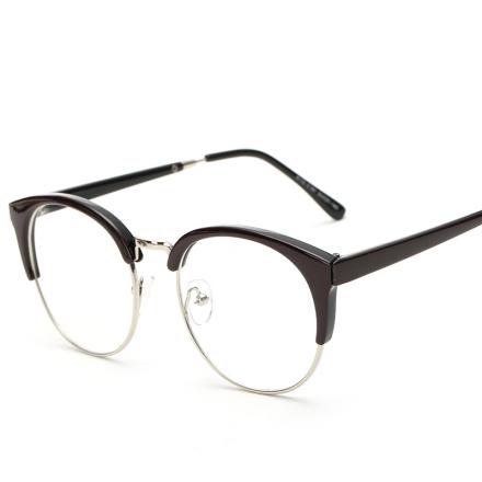 欧杰欧OJO 全框 金属镜框 近视光学框架眼镜 砂黑色 OJO8110