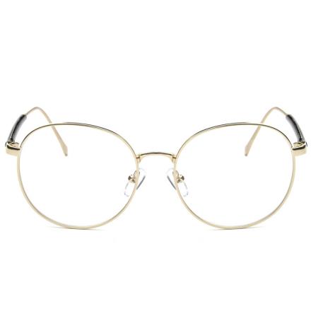 欧杰欧OJO 全框 时尚眼镜框 圆框复古光学框架眼镜 金框OJO1532