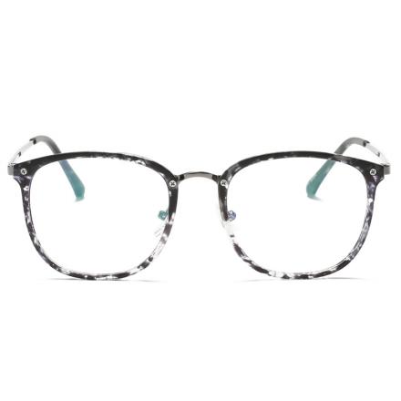 欧杰欧OJO 高档TR眼镜框 复古光学框架眼镜 砂黑滚花OJO5026