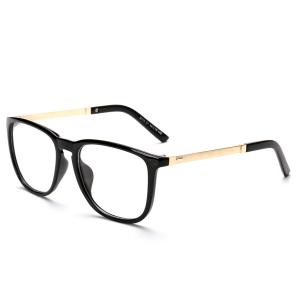 欧杰欧OJO 全框 板材 新款大框高品质眼镜架 亮黑色OJO8113