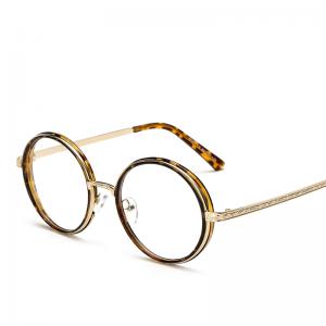 欧杰欧OJO 全框 韩版学生眼镜框架 复古眼镜 豆花色OJO8123