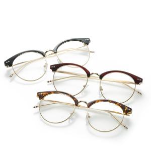 欧杰欧OJO 全框 复古时尚眼镜框 潮流质感眼镜架 亮黑银OJOG007