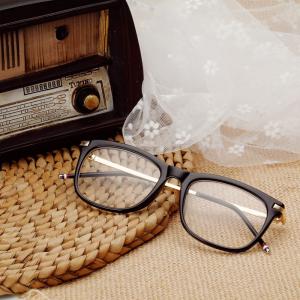 欧杰欧OJO 全框 复古眼镜架 潮流文艺近视框架眼镜 亮黑框OJO8168