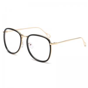 欧杰欧OJO TR90眼镜框 复古光学框架眼镜 亮黑金OJOG010