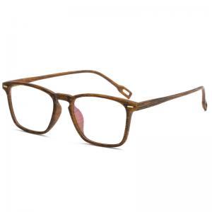 欧杰欧OJO 超轻超柔TR90镜框 时尚木纹眼镜架 棕木纹OJO1694