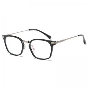 欧杰欧OJO 超轻超柔TR90镜框 复古潮流框架眼镜 亮黑框OJO1656