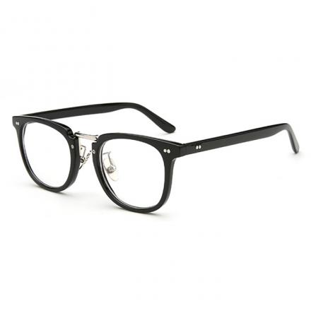 欧杰欧OJO 超轻复古眼镜框 男女同款高档板材全框近视眼镜架 黑色