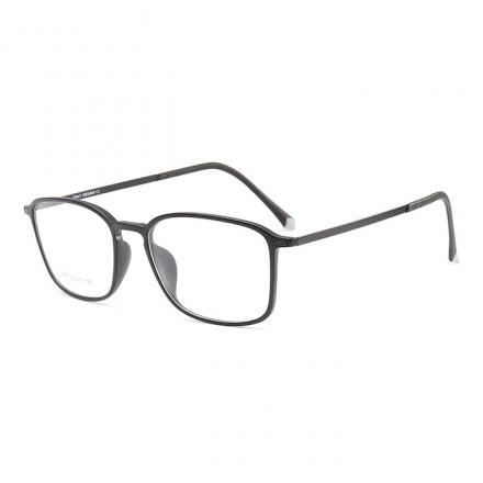 欧杰欧OJO 钨钛塑钢材质 简约 硅胶脚套近视光学眼镜框 砂黑色