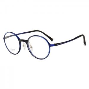欧杰欧OJO 圆形 文艺轻盈塑钢眼镜架 男女简约全框光学眼镜框 黑色