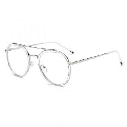 欧杰欧OJO 金属复古文艺眼镜框 时尚潮流近视眼镜架 透明框