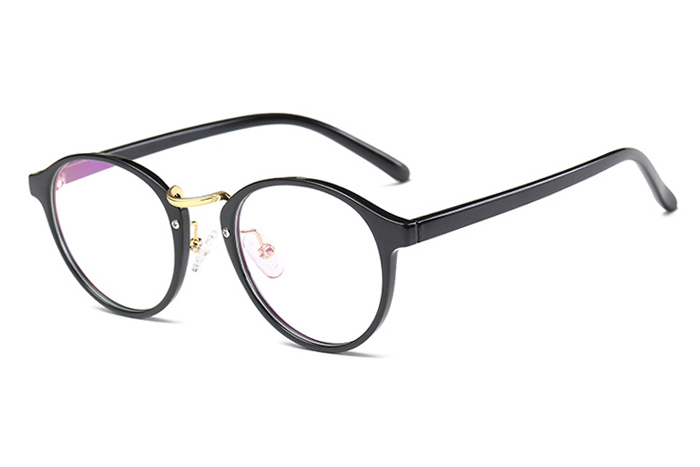 欧杰欧OJO 精品儿童TR90眼镜架 时尚潮流近视眼镜架 亮黑框