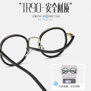 欧杰欧OJO 新款儿童韩版大框眼镜 复古时尚潮流儿童近视眼镜架 玳瑁框
