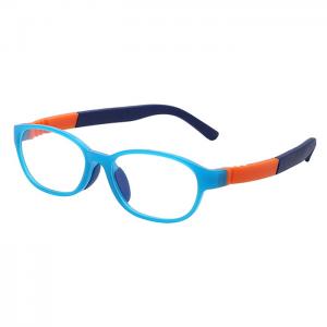 欧杰欧OJO 儿童防辐射抗蓝光护目眼镜 男女童硅胶软手机保护眼镜 黑色