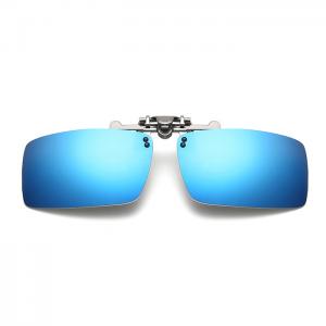 欧杰欧OJO 新款男女铝镁夹片 太阳镜彩膜上翻近视偏光镜 冰蓝片