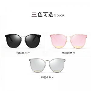 欧杰欧OJO 女款复古韩版墨镜 时尚潮流网红同款个性太阳镜 粉色