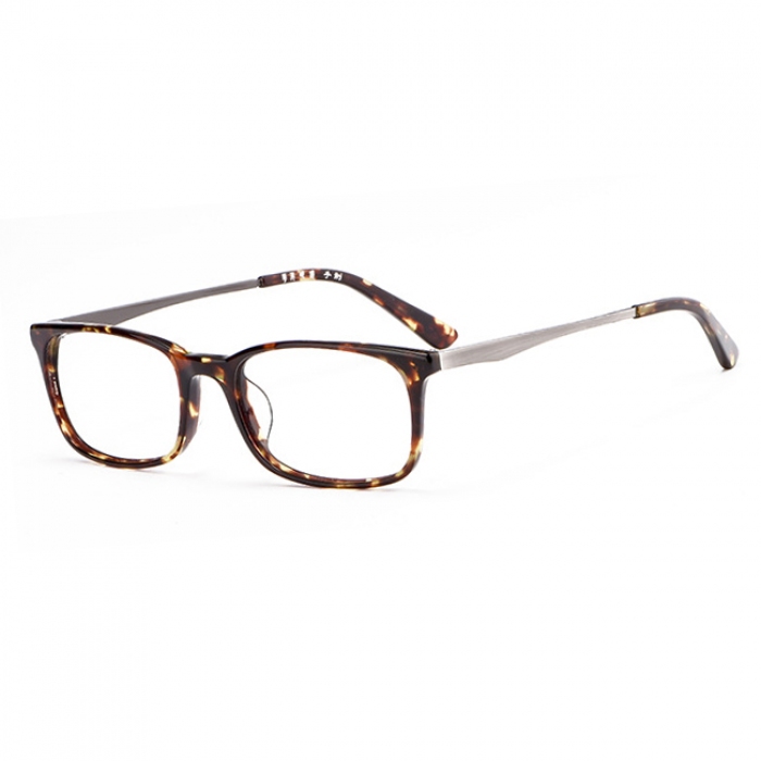 欧杰欧OJO 新款板材眼镜框 轻薄时尚方框近视眼镜架 玳瑁色