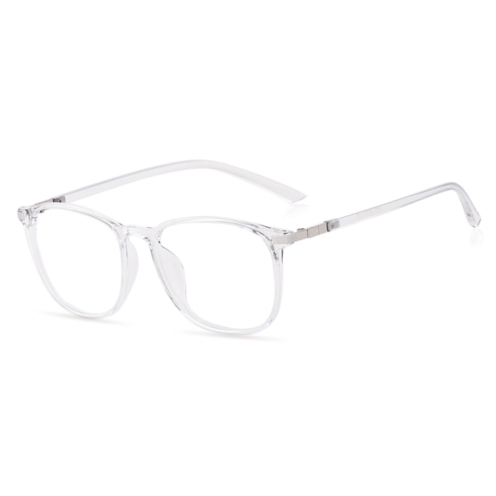 欧杰欧OJO 复古TR90超轻眼镜框 新款透明大框时尚潮流眼镜架 透明