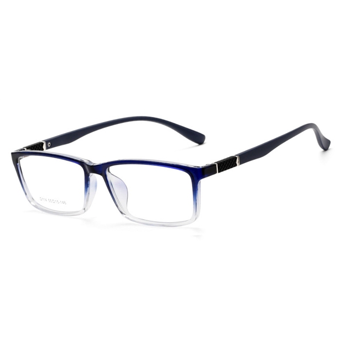 欧杰欧OJO 新款TR90休闲镜架 超轻商务男女透明镜框 透蓝