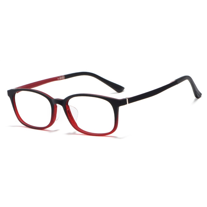欧杰欧OJO 新款TR经典全框镜框 双色弹性漆男女眼镜架 黑红