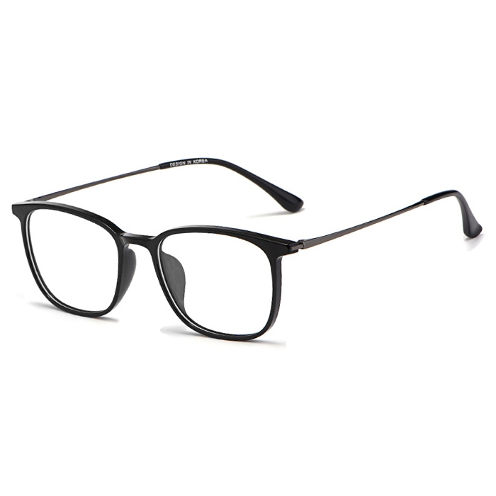 欧杰欧OJO 新款TR镜面眼镜框 复古网红防蓝光眼镜架 黑框枪腿