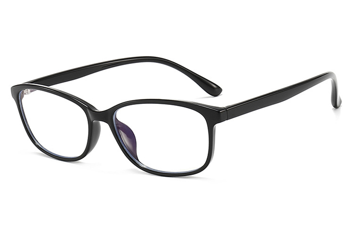欧杰欧OJO 新款儿童防蓝光眼镜 时尚超轻TR90男女儿童近视镜 黑色