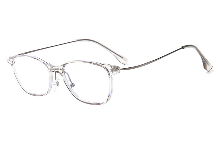 欧杰欧OJO 新款防蓝光男女眼镜 轻盈舒适TR90近视眼镜 透灰框