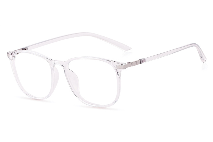 欧杰欧OJO 复古TR90超轻眼镜框 新款透明大框时尚潮流眼镜架 透粉