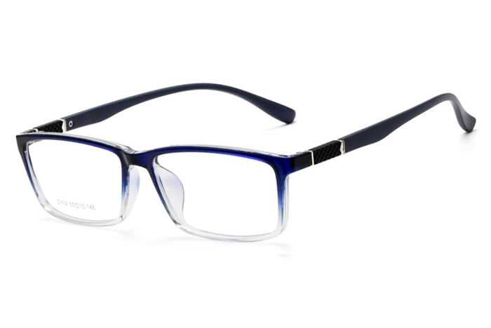 欧杰欧OJO 新款TR90休闲镜架 超轻商务男女透明镜框 透蓝