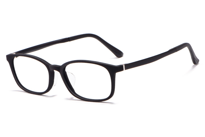 欧杰欧OJO 新款TR经典全框镜框 双色弹性漆男女眼镜架 黑色