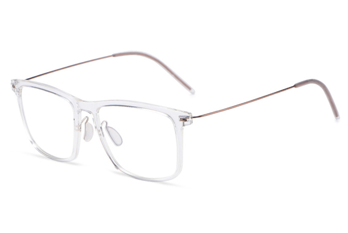欧杰欧OJO 新款小米同款复古防蓝光眼镜 超轻TR防蓝光眼镜框 透明色