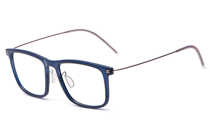 欧杰欧OJO 新款小米同款复古防蓝光眼镜 超轻TR防蓝光眼镜框 透蓝色