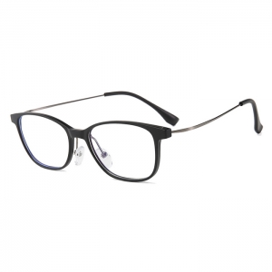 欧杰欧OJO 新款防蓝光男女眼镜 轻盈舒适TR90近视眼镜 黑金框