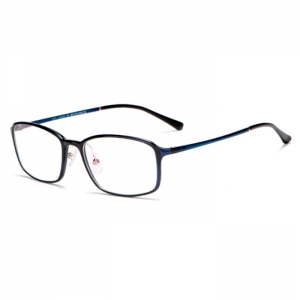 欧杰欧OJO 新款TR90休闲全框眼镜架 透色弹性漆男女款眼镜框 亮黑