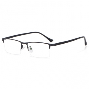 欧杰欧OJO 经典款商务男士金属眼镜架  超轻半框品质眼镜框 枪框