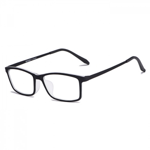 欧杰欧OJO 新款商务眼镜框 精雕TR90超弹合金镜腿眼镜 黑白