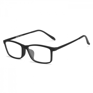 欧杰欧OJO 新款商务眼镜框 精雕TR90超弹合金镜腿眼镜 磨砂黑