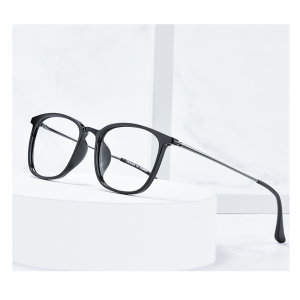 欧杰欧OJO 新款TR镜面眼镜框 复古网红防蓝光眼镜架 黑框枪腿