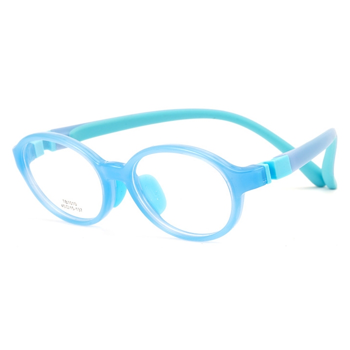 欧杰欧OJO 儿童眼镜超轻眼镜框  TR90舒适可拆硅胶镜腿眼镜架 蓝色