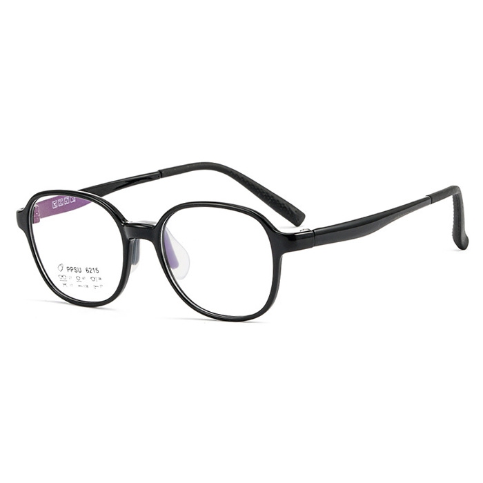 欧杰欧OJO 超轻超韧小学生眼镜架 儿童塑钢近视眼镜框 黑色